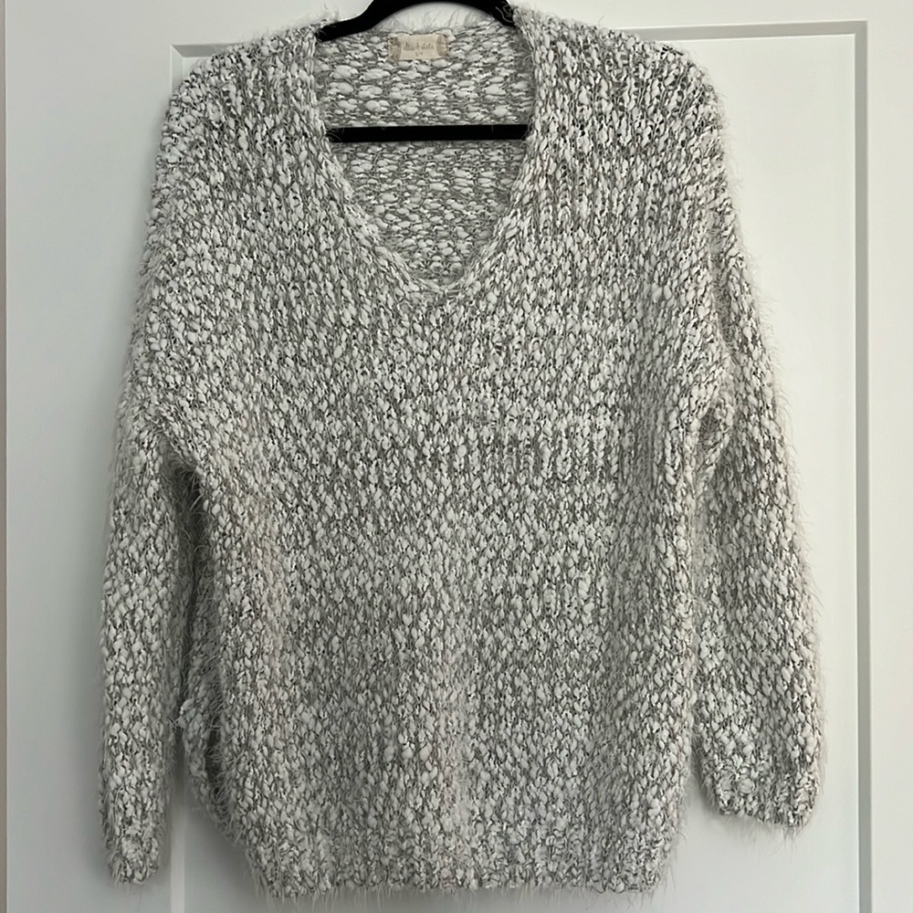 Fluffy oversized sweater